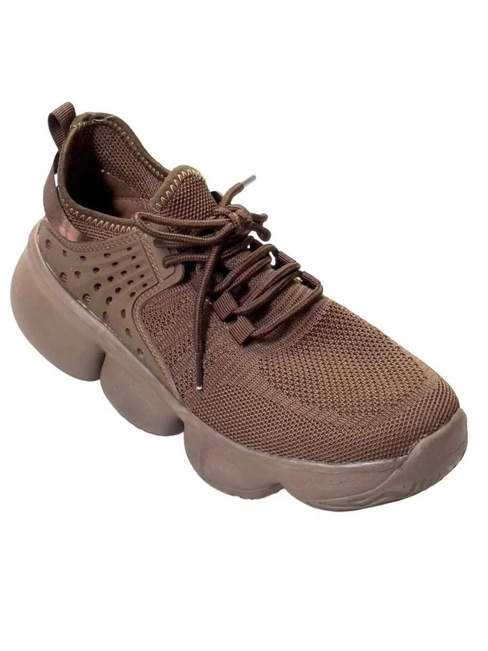 MATA Women’s Shoes Brown Mesh Platform Fashion Sneakers Size 9